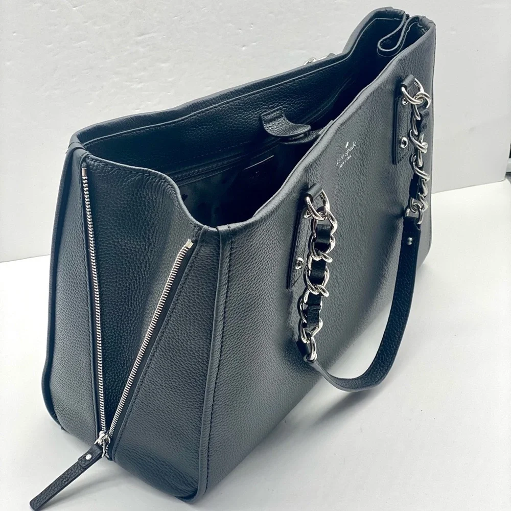 Kate Spade Andee Cobble Hill Handbag Satchel Shoulder Bag Chain Tote